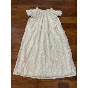 Julia Jordan 3D Floral Mini Dress Bridal White Women’s Sz 4 – Wedding Cocktail